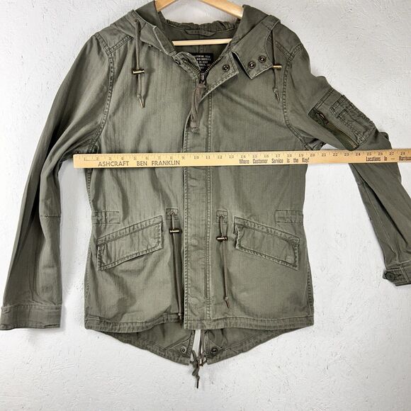 NWOT Alpha Industries,inc. U. S. Service Jacket Women 100% Cotton - Picture 5 of 14